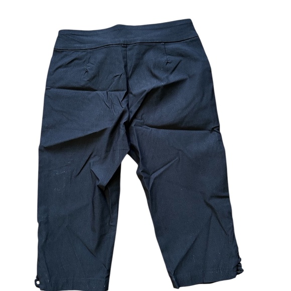 Lee Skimmer Mid Rise Slim Fit Black Capri Size 4 NWT - Picture 2 of 10